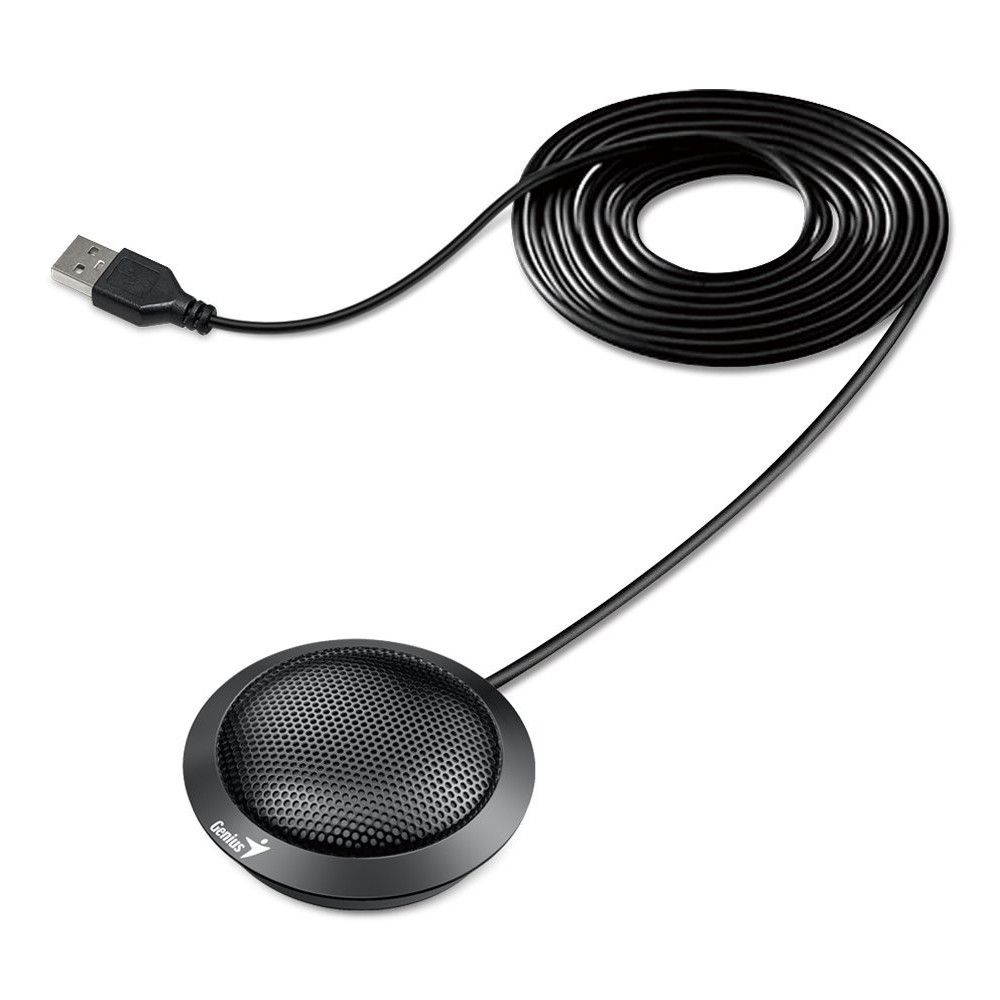 MICROFONO GENIUS MIC-100U USB NEGRO OMNI3DIRECCIONAL