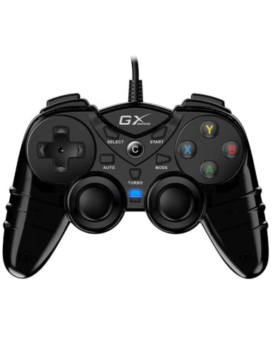 GAMEPAD GAMER GENIUS GX-17UV USB NEGRO PC/PS3 17BOT DUAL-VIBRATION GAMING