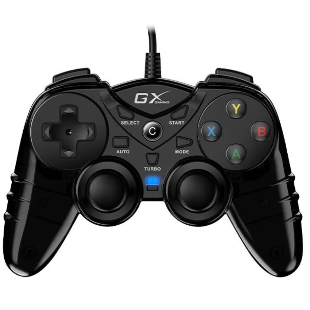 GAMEPAD GAMER GENIUS GX-17UV USB NEGRO PC/PS3 17BOT DUAL-VIBRATION GAMING
