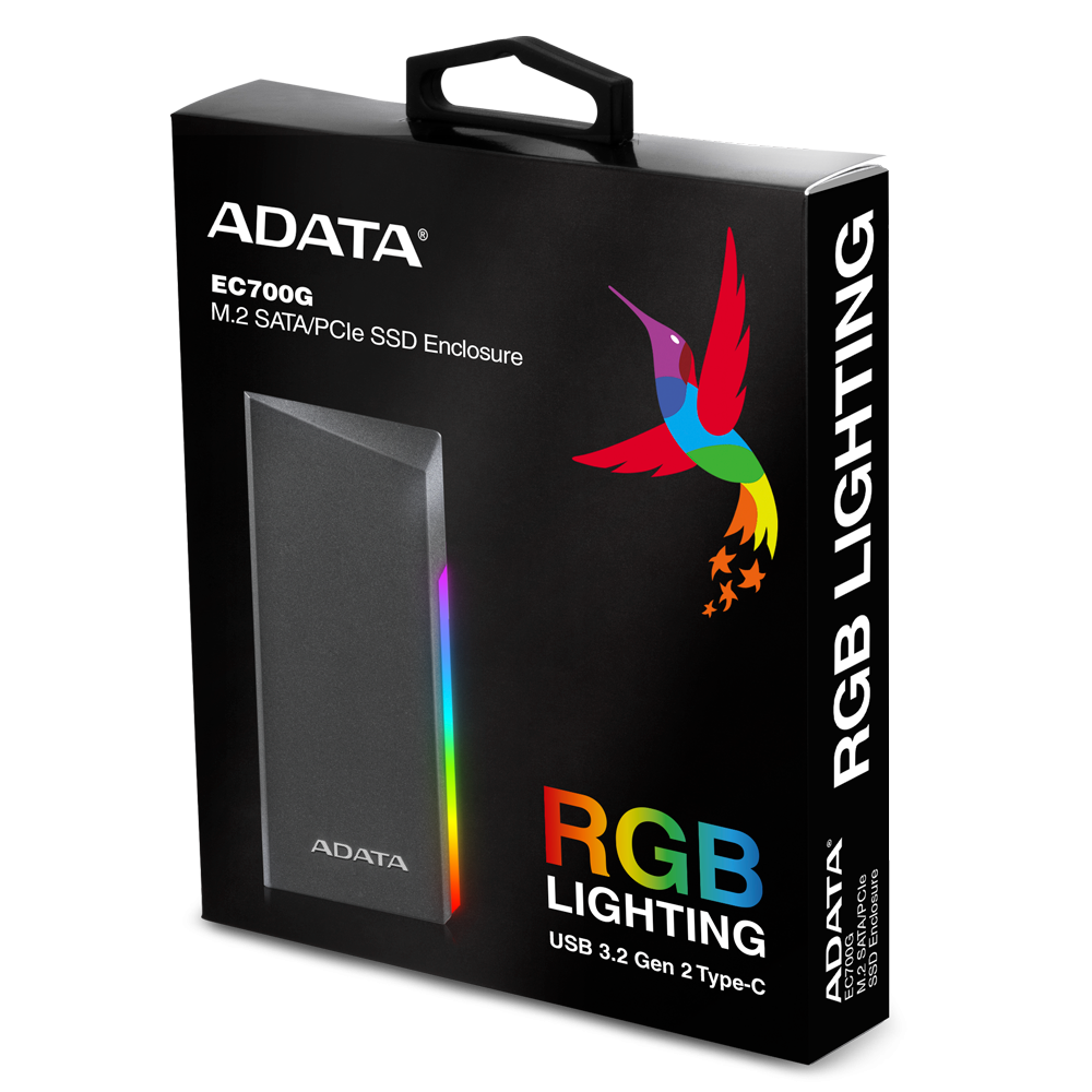 ENCLOSURE ADATA PARA DISCO SOLIDO EC700G M.2