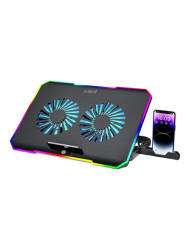 COOLING PAD OVI FN02 17" 2FAN HEAVY-DUTY AJUSTABLE