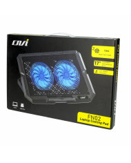 COOLING PAD OVI FN02 17" 2FAN HEAVY-DUTY AJUSTABLE