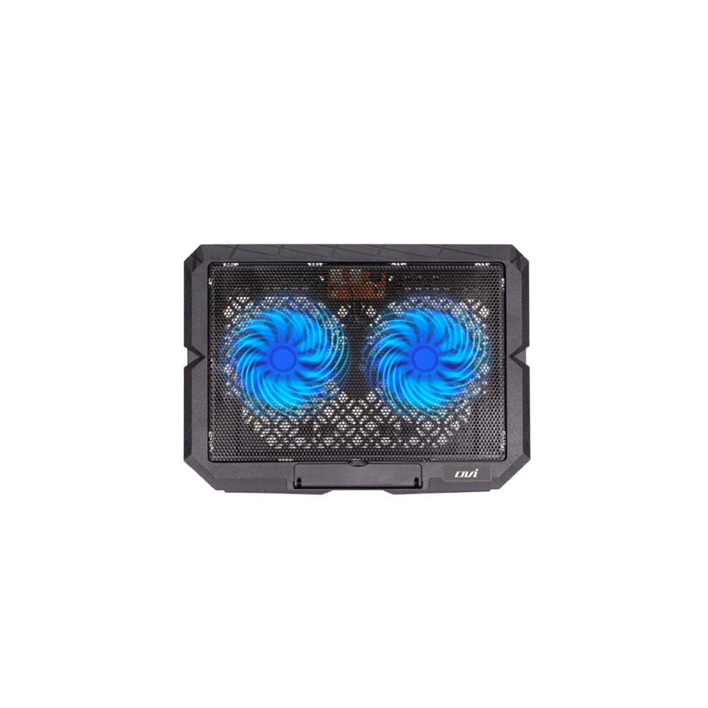 COOLING PAD OVI FN02 17" 2FAN HEAVY-DUTY AJUSTABLE