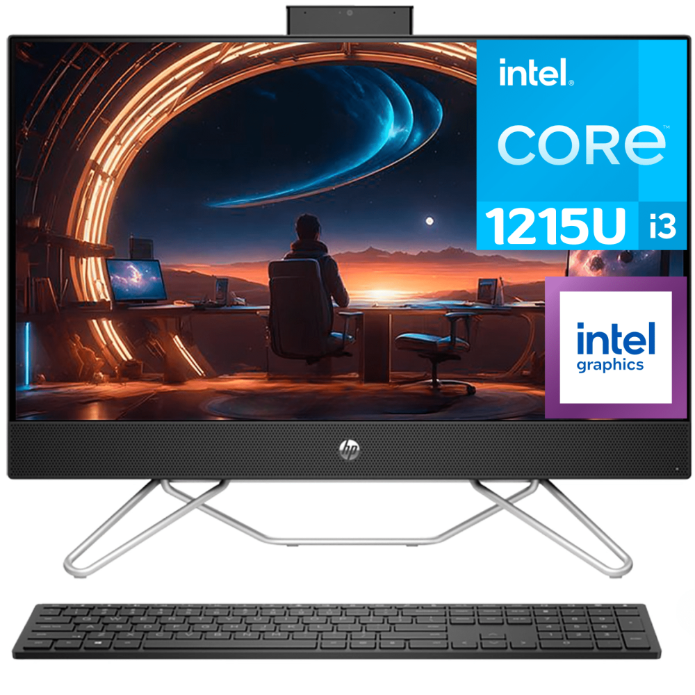 COMPUTADOR AIO HP 24-CB1029LA / PANTALLA 23,8" FHD / PROCESADOR CORE i3-1215U/ MEMORIA 16GB / ALMACENAMIENTO 512GB SSD SOLIDO