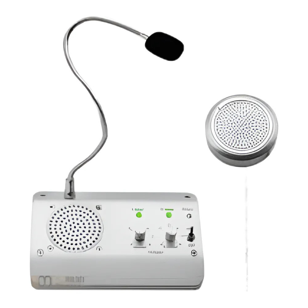 INTERCOMUNICADOR PARA VENTANILLA PLATEADO