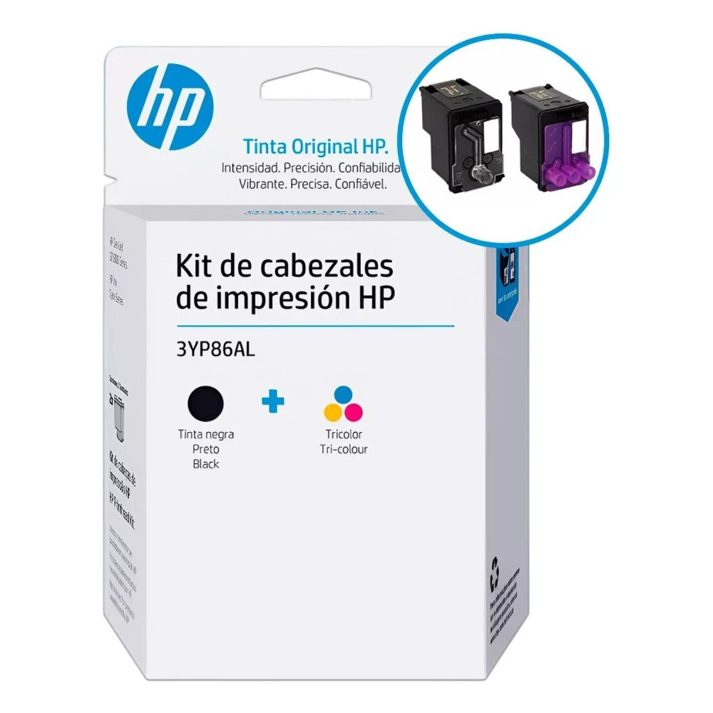 CABEZAL 3YP86AL PARA IMPRESORA HP NEGRO/TRICOLOR