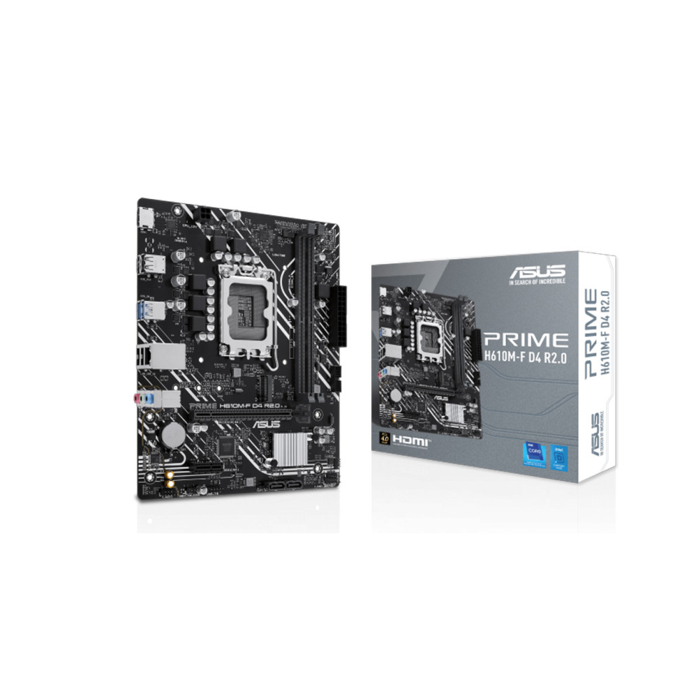 MAINBOARD ASUS PRIME H610M-F D4 R2.0 LGA1700 DDR4 12VA-13AVA GENERACION