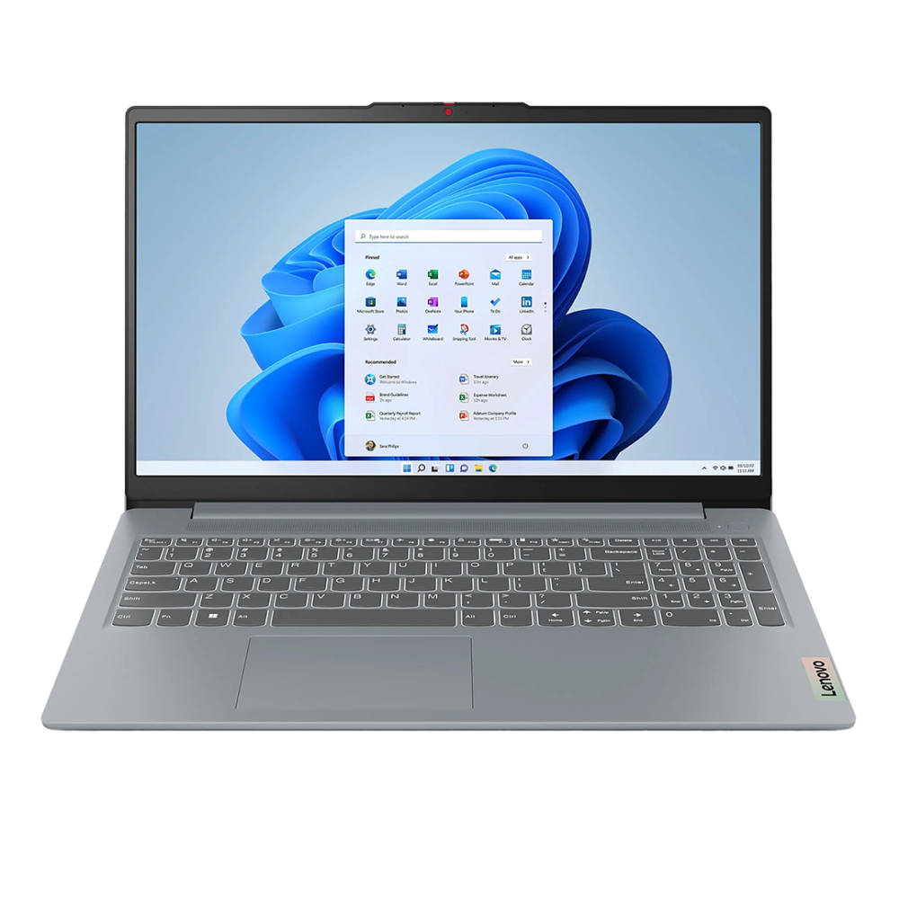 LAPTOP LENOVO IDEA PAD SLIM 3 15AMN8 / PROCESADOR AMD RYZEN 5-7520U / 16GB RAM / 512 GB SSD DISCO SOLIDO / PANTALLA 15,6"