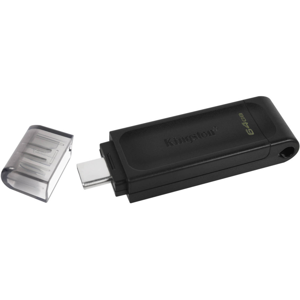 PENDRIVE KINGSTON 64GB DT70 TYPE-C USB3.2 NEGRO DT70/64GB PENDRIVE KINGSTON 64GB DT70 TYPE-C USB3.2 NEGRO DT70/64GB
