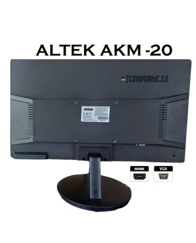 MONITOR ALTEK AKM-HD20 (RED) HDMI - VGA 1600x900