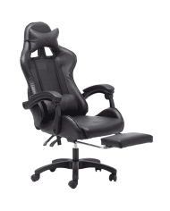 SILLA APEX GAMER 1OSM90 NEGRA CON REPOSAPIES MULTIFUNCION