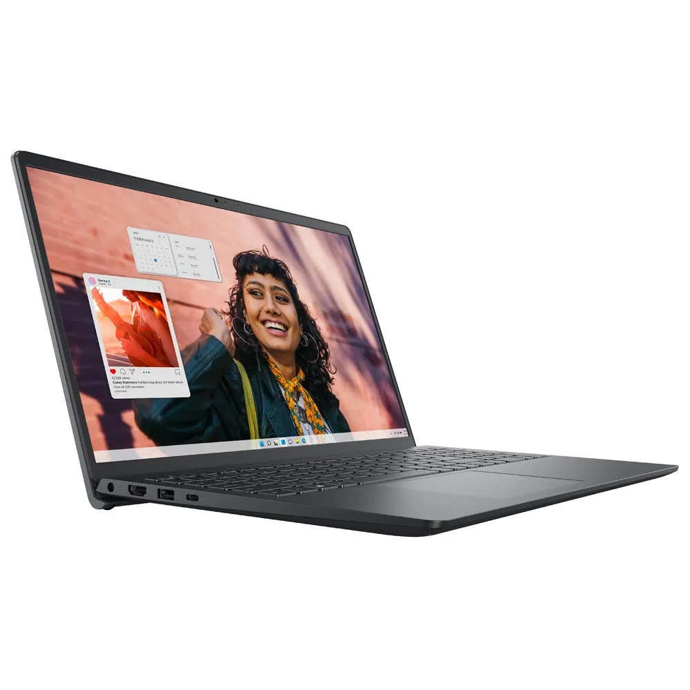 LAPTOP DELL INSPIRON 15 LDC15255-A117BLK-PUS / PROCESADOR AMD RYZEN 7-7730U / 16GB RAM / 512GB SSD / PANTALLA 15,6" FHD / TACTIL