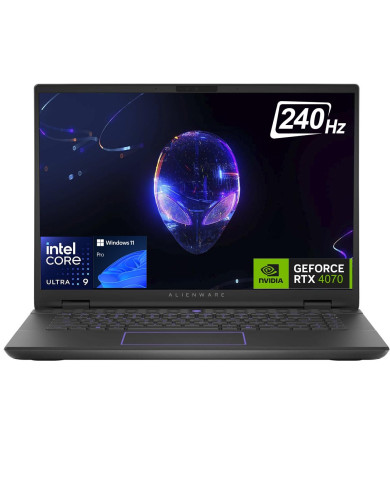 LAPTOP GAMER DELL ALIENWARE M16 R2 / INTEL i7 ULTRA-155H / 16GB / 1TB SSD SOLIDO / GRAFICA RTX 4070 8GB / IPS QHD 240HZ