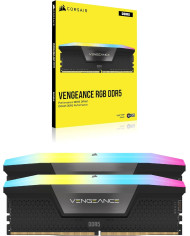 MEMORIA RAM DDR5 16GB CORSAIR VENGEANCE RGB (2X8) 5200MHZ CL40 UDIMM