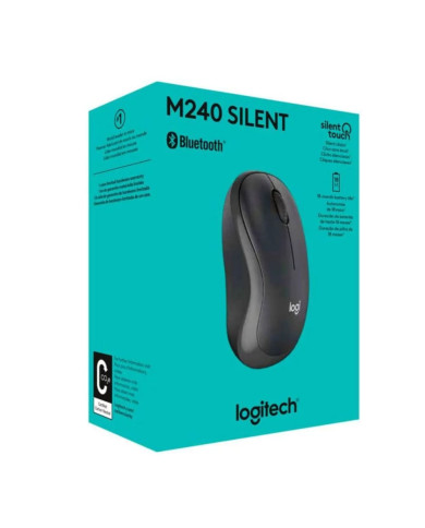 MOUSE BLUETOOTH LOGITECH M240 SILENT NEGRO