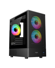 CASE GAMER ARMAGGEDDON DEEPFREEZE DUPLEX 2 CHROMA BK 3FAN 120MM ARGB