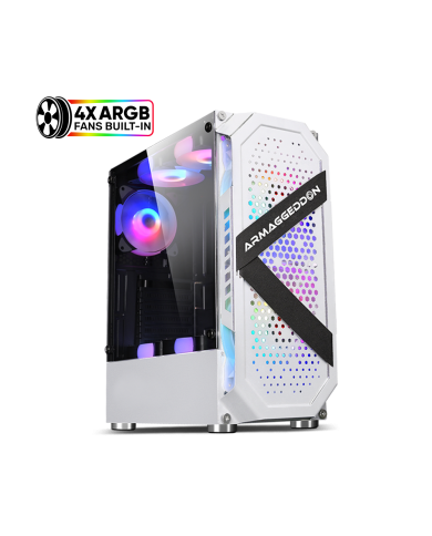 CASE ARMAGGEDDON TRITRON PRO 200 WH 4FAN 120MM ARGB