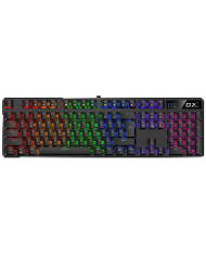 TECLADO MECANICO GAMER GENIUS K12 SCORPION NEGRO RGB GAMING