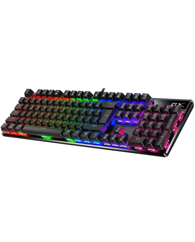 TECLADO MECANICO GAMER GENIUS K12 SCORPION NEGRO RGB GAMING