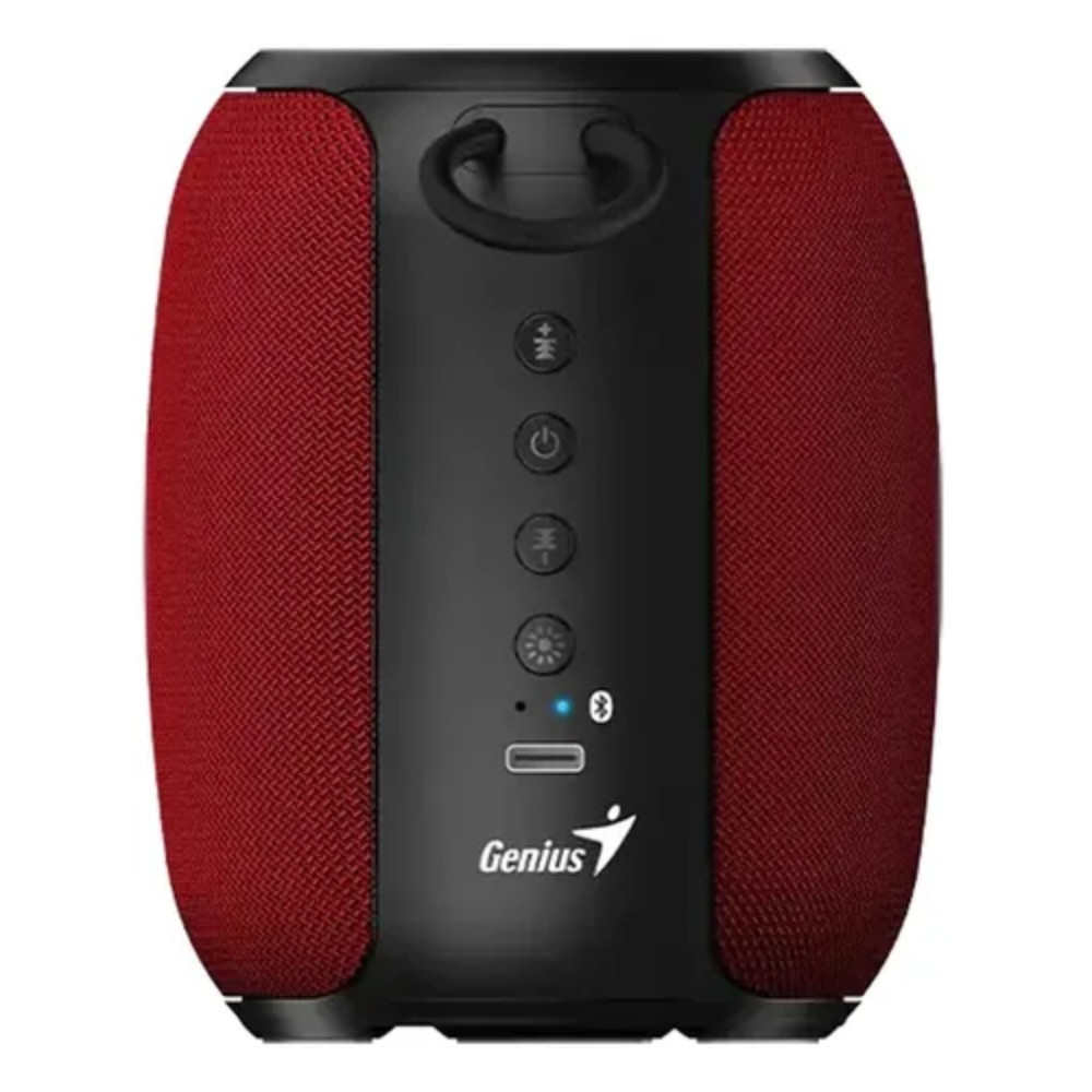 PARLANTE PORTABLE BLUETOOTH GENIUS SP-915BT / RMS 5W / RGB / BT 5.3 / ROJO