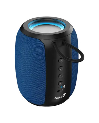 PARLANTE PORTABLE BLUETOOTH GENIUS SP-915BT / RMS 5W / RGB / BT 5.3 / AZUL
