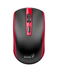 MOUSE INALAMBRICO RECARGABLE ROJO GENIUS ECO-8150 WIRELESS 4BOTONES 1200DPU