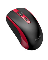 MOUSE INALAMBRICO RECARGABLE ROJO GENIUS ECO-8150 WIRELESS 4BOTONES 1200DPU