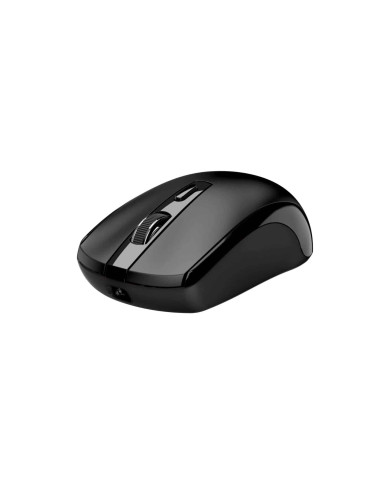MOUSE INALAMBRICO RECARGABLE NEGRO GENIUS ECO-8150 WIRELESS NEGRO 4BOTONES 1200DPU