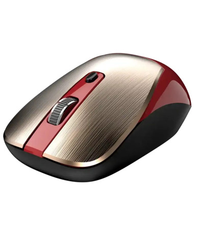 MOUSE INALAMBRICO GENIUS NX-7125 WIRELESS GOLD/ROJO 4BOTONES 1200DPI 2.4GHz 2AA