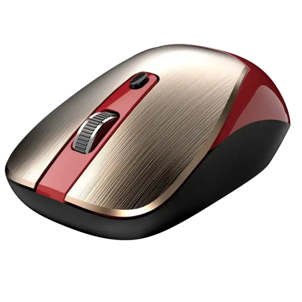 MOUSE INALAMBRICO GENIUS NX-7125 WIRELESS GOLD/ROJO 4BOTONES 1200DPI 2.4GHz 2AA