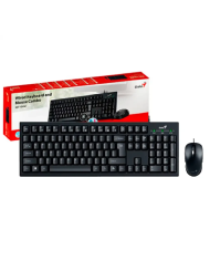 TECLADO Y MOUSE GENIUS KM-100SE USB-MOUSE/USB-TECLADO NEGRO SP DESKTOP KIT