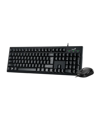 TECLADO Y MOUSE GENIUS KM-100SE USB-MOUSE/USB-TECLADO NEGRO SP DESKTOP KIT