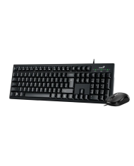 TECLADO Y MOUSE GENIUS KM-100SE USB-MOUSE/USB-TECLADO NEGRO SP DESKTOP KIT