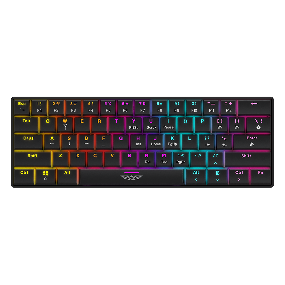TECLADO MECANICO ARMAGGEDDON SMK-1C WH/ SW ROJO/USB-C/60%/ RGB/ANTI-GHOSTING