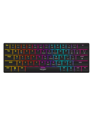 TECLADO MECANICO ARMAGGEDDON SMK-1C WH/ SW ROJO/USB-C/60%/ RGB/ANTI-GHOSTING