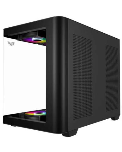 CASE GAMER ARMAGGEDDON AQUARON X-CURVE 285 BLANCO m-ATX VIDRIO TEMPLADO DUAL CHAMBER GAMING
