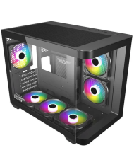 CASE GAMER ARMAGGEDDON AQUARON X-CURVE 285 BLANCO m-ATX VIDRIO TEMPLADO DUAL CHAMBER GAMING