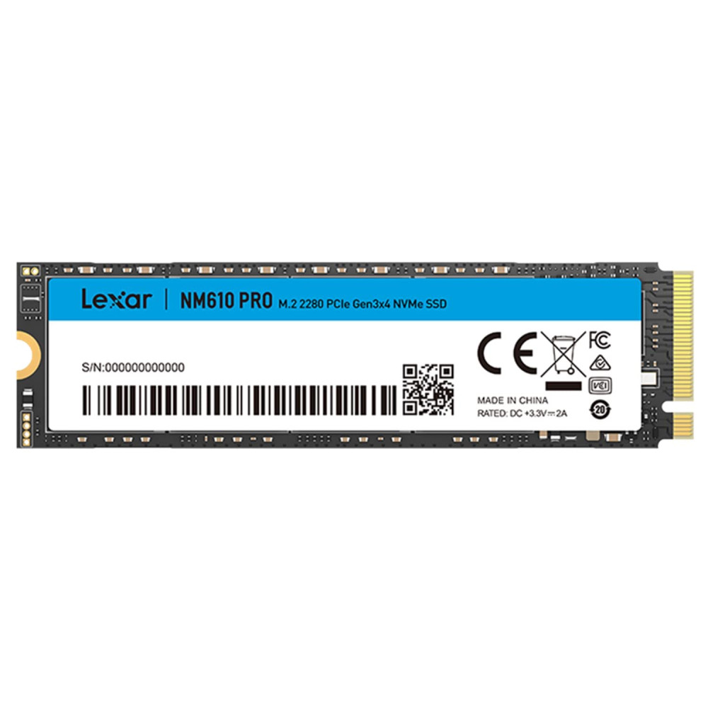 DISCO SOLIDO LEXAR NM610 PRO 500GB M.2 2280 NVME PCLE 3X4