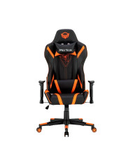 SILLA GAMER MEETION MT-CHR15 NARANJA Y NEGRA GAMING