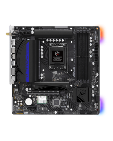 MAINBOARD GAMER B760M ASROCK PG RIPTIDE / LGA 1700 / WIFI 6E / BT 5.3 / DDR5 / PCLE 4 / MICRO ATX