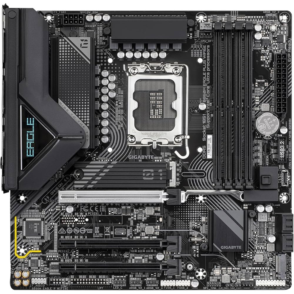 MAINBOARD GIGABYTE B860M EAGLE WIFI6 / LGA 1851 / DDR5 / MICRO ATX