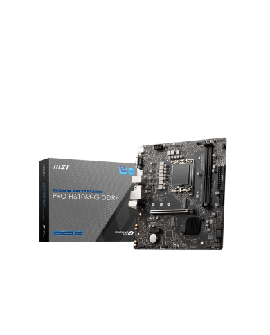 MAINBOARD GAMER MSI PRO H610M-G DDR4 TPM2.0 LIGHTNING GEN4