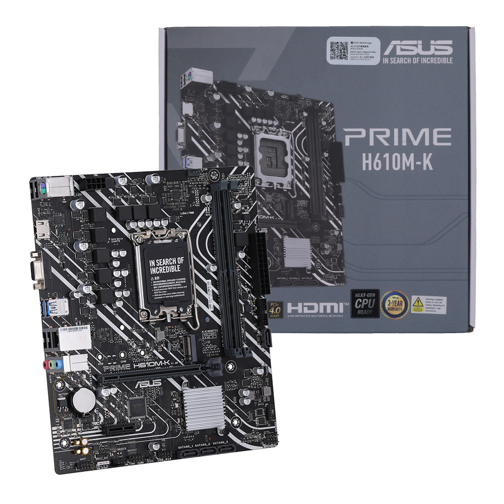 MAINBOARD ASUS PRIME H610M-K DDR5 LGA1700