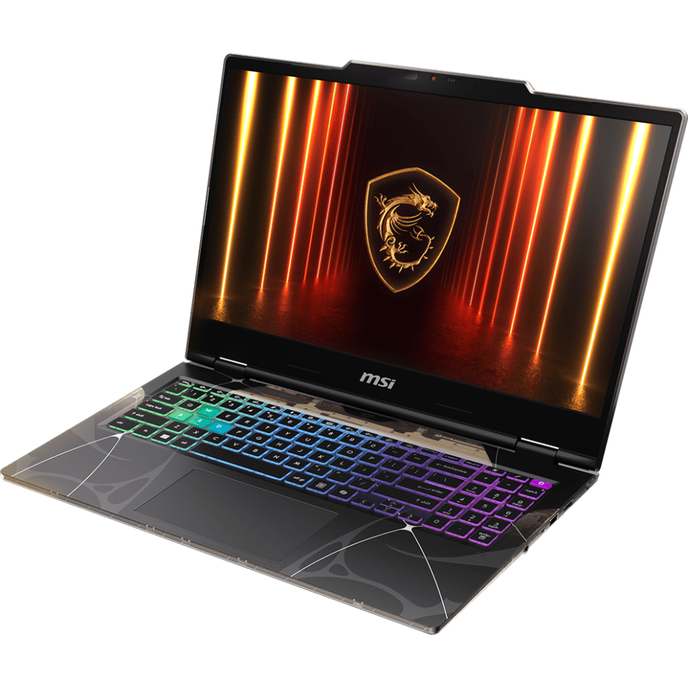 LAPTOP MSI CYBORG 15 B2RWFKG / INTEL CORE 7 240H / 16GB RAM / 512GB SSD DISCO SOLIDO /GRAFICA RTX 5060 8GB / 15.6" FHD 144HZ
