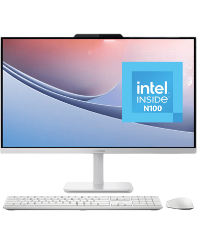 COMPUTADOR AIO LENOVO IC A100  / PROCESADOR INTEL N100 DUAL CORE / 8GB RAM / 512GB SSD DISCO SOLIDO / PANTALLA 23.8" FHD