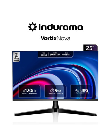 MONITOR INDURAMA VORTIX NOVA / 120HZ / 5MS / 27" / HDMI / IPS FHD 1920X1080 P / 27MIMNAVN