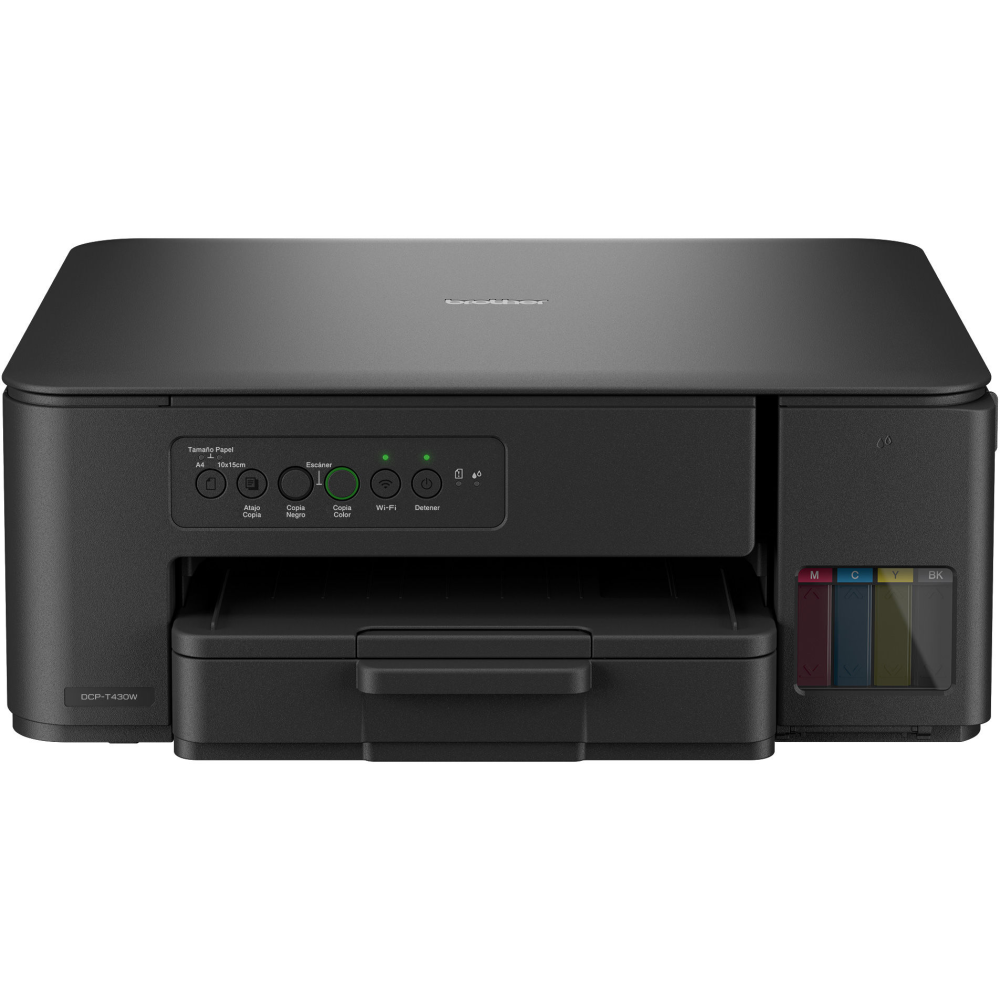 IMPRESORA BROTHER DCP-T430W  TINTA CONTINUA WIFI 28 PPM/11 PPM MULTIFUNCION  IMPRIME COPIA ESCANEA