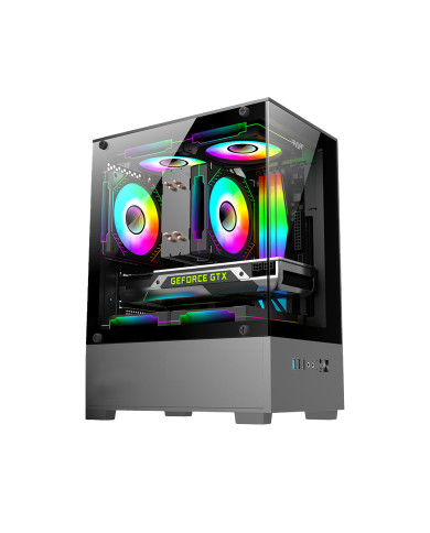CASE ARMAGGEDDON AQUARON MATX NEGRO 3 FAN