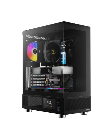 CASE GAMER GAMDIAS ATLAS E1 3FAN ARGB PANTALLA DE VIDRIO TEMPLADO