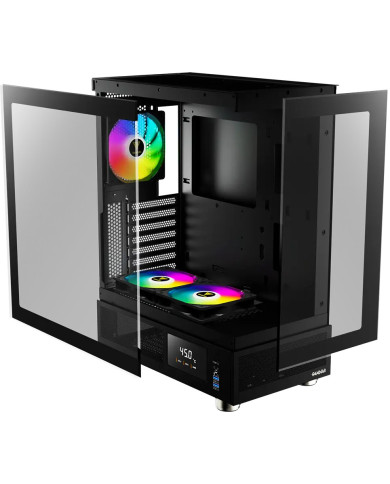 CASE GAMER GAMDIAS ATLAS E1 3FAN ARGB PANTALLA DE VIDRIO TEMPLADO